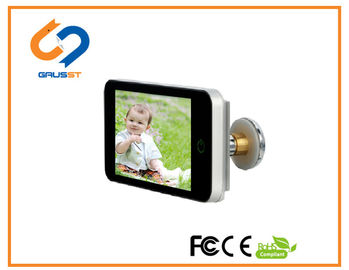 Low Power Lookout Smart Door Viewer / Home Security 4.0 Inch HD LCD Peephole Viewer